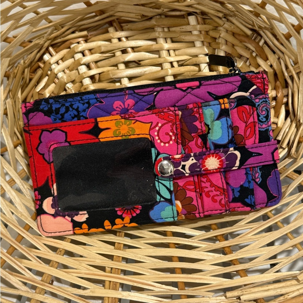 Colorful Floral Card / ID holder